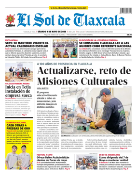 Cover of El Sol de Tlaxcala