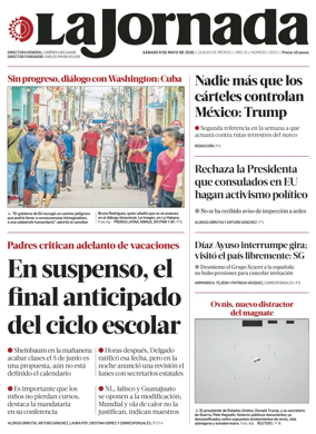 Cover of La Jornada