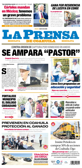 Cover of La Prensa de Coahuila
