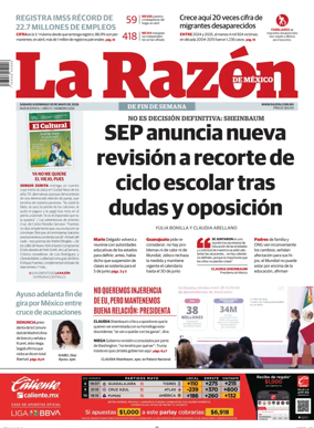 Cover of La Razon de Mexico
