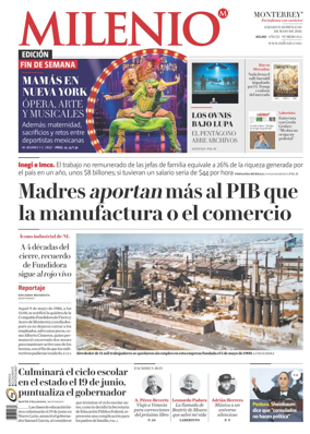 Cover of Milenio Monterrey