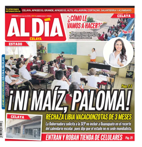 Cover of Periodico Al Dia (Celaya)