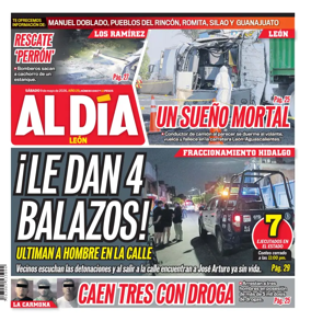Cover of Periodico Al Dia (Leon)