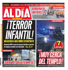 Cover of Periodico Al Dia (Salamanca)