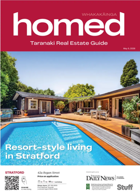 Cover of Homed Taranaki Daily News