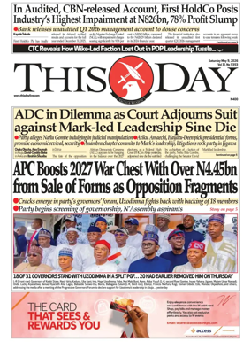 Cover of THISDAY