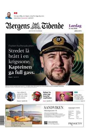 Cover of Bergens Tidende