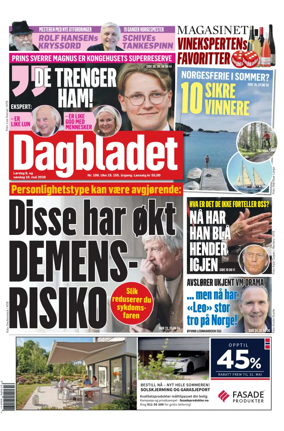 Cover of Dagbladet