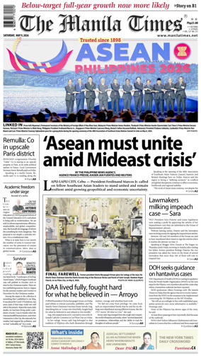 Cover of The Manila Times