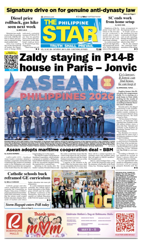Cover of The Philippine Star