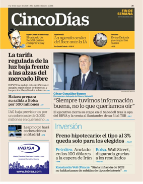 Cover of Cinco Dias