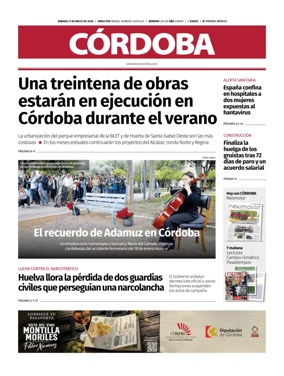 Cover of Diario Cordoba