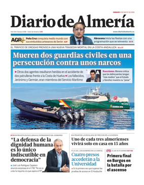 Cover of Diario de Almeria