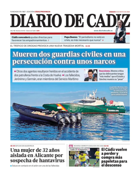 Cover of Diario de Cadiz