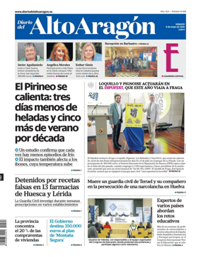 Cover of Diario del Alto Aragon