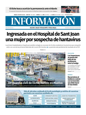 Cover of Diario Informacion (Elche y Vega Baja)