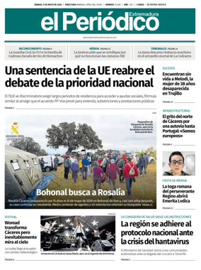 Cover of El Periodico Extremadura