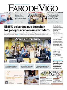 Cover of Faro de Vigo (Pontevedra)