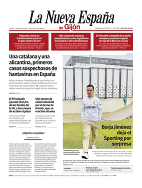 Cover of La Nueva Espana (Gijon)