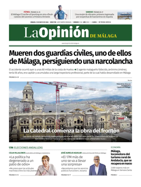 Cover of La Opinion de Malaga
