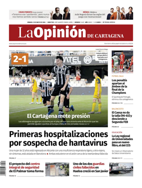 Cover of La Opinion de Murcia (Cartagena)