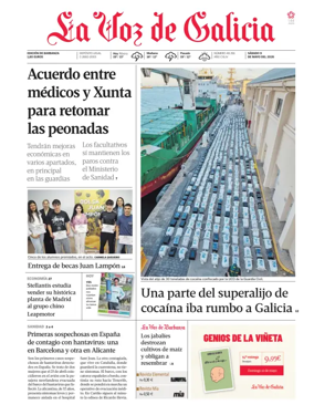 Cover of La Voz de Galicia (Barbanza)