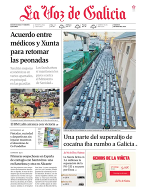 Cover of La Voz de Galicia (Deza)