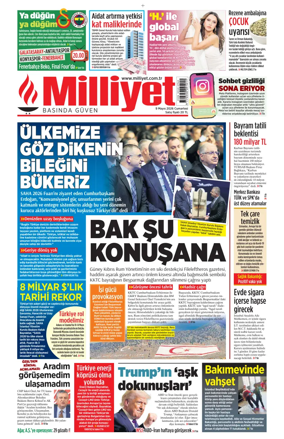 Cover of Milliyet