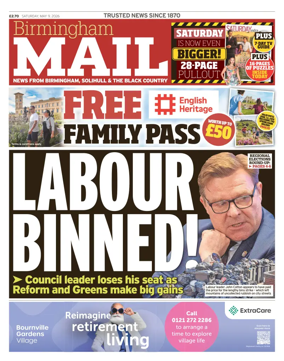 Cover of Birmingham Mail