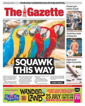 Cover of Blackpool Gazette