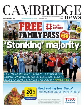 Cover of Cambridge News