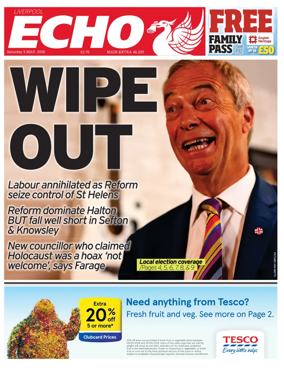 Cover of Liverpool Echo