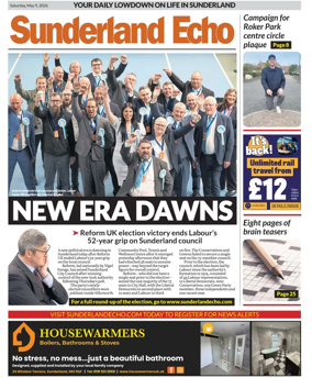Cover of Sunderland Echo