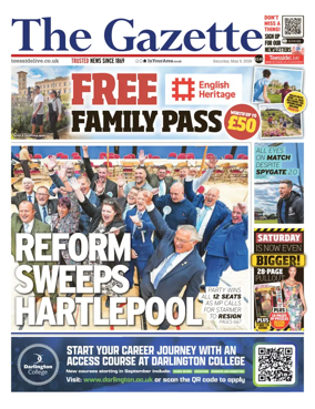 Cover of Teesside Evening Gazette