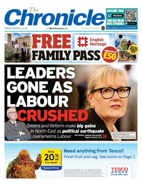 Cover of The Chronicle (South Tyneside and Durham)