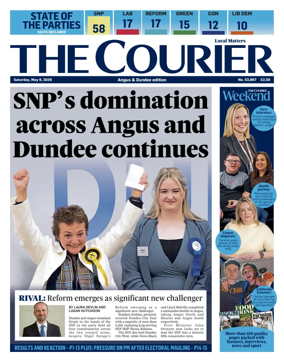 Cover of The Courier & Advertiser (Angus and Dundee)