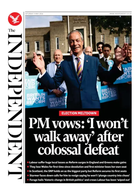 Cover of The Independent