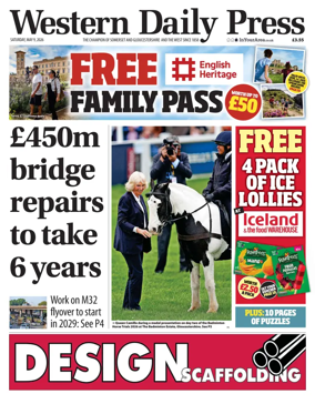 Cover of Western Daily Press (Saturday)