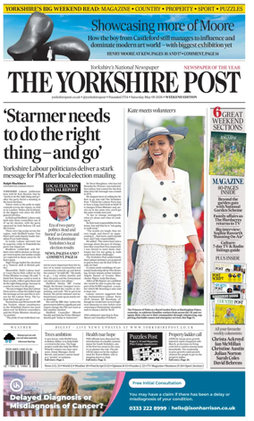 Cover of Yorkshire Post