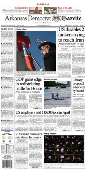 Cover of Arkansas Democrat-Gazette