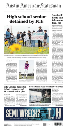 Cover of Austin American-Statesman