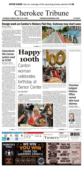 Cover of Cherokee Tribune
