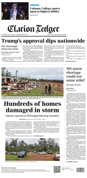 Cover of Clarion Ledger