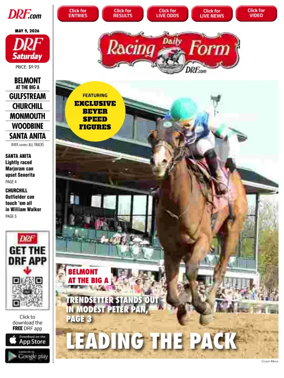 Cover of Daily Racing Form National Digital Edition
