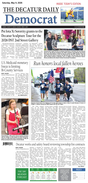 Cover of The Decatur Daily Democrat