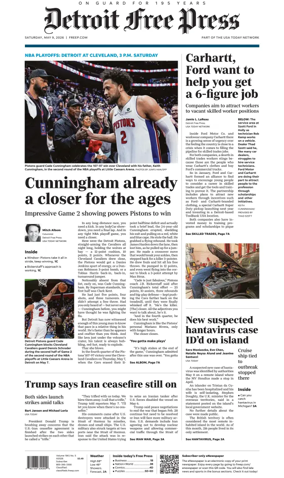 Cover of Detroit Free Press