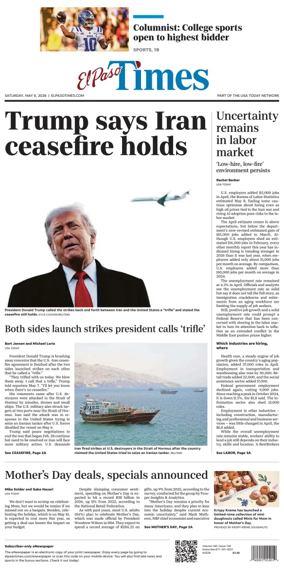 Cover of El Paso Times