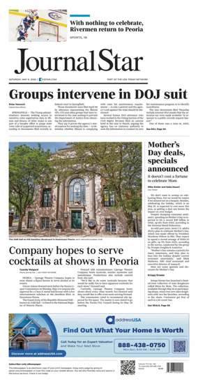 Cover of Journal Star (Peoria)