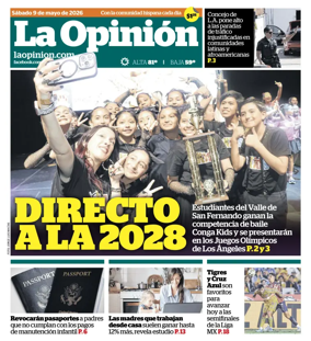 Cover of La Opinion