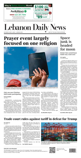 Cover of Lebanon Daily News